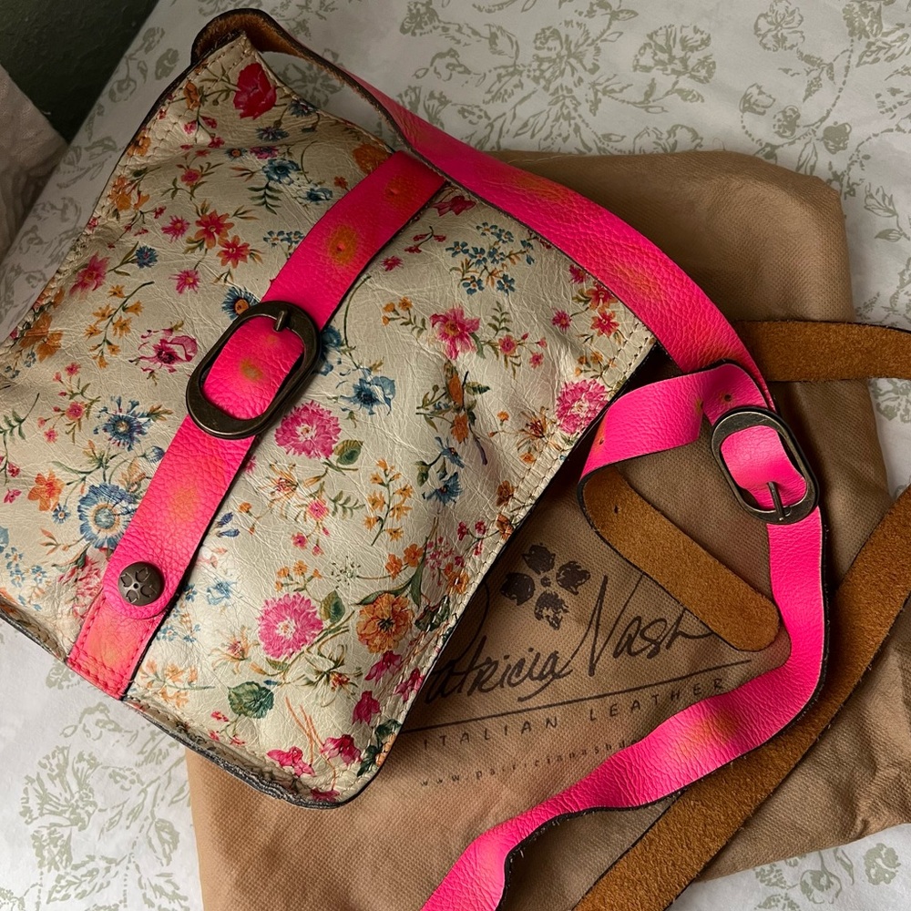 Patricia Nash Floral Handbag/Satchel